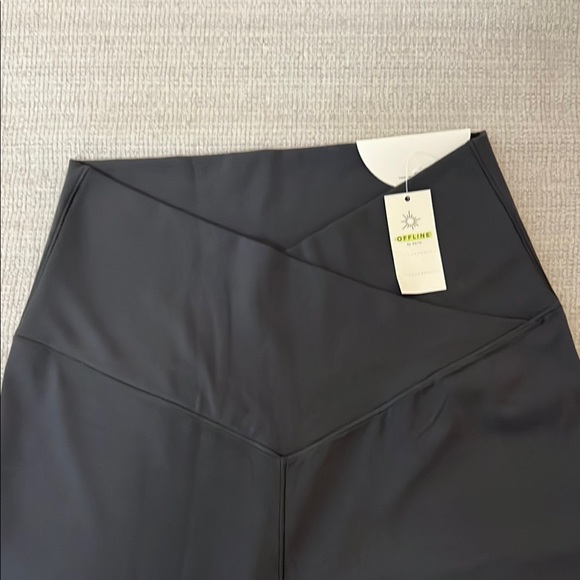 aerie Pants - Offline by Aerie Dark Grey Real Me Flare Leggings